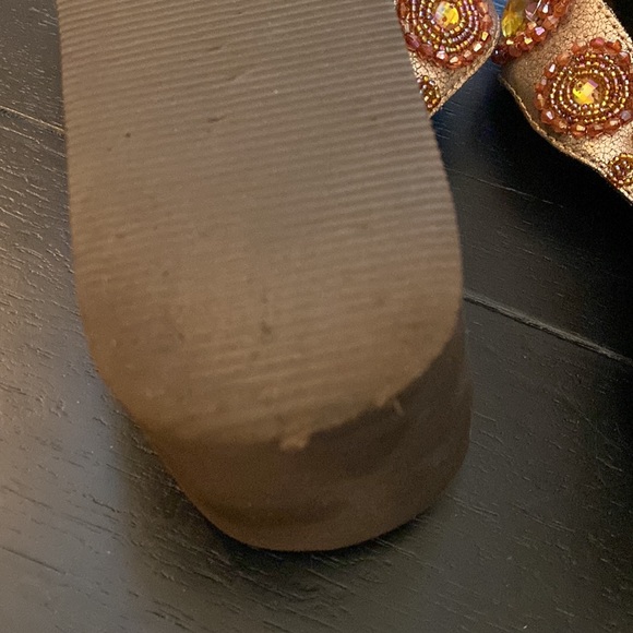 Roper Jeweled Sandals. Pink. Size 10 - Picture 7 of 8